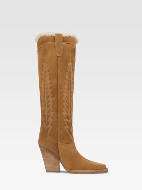 PARIS TEXAS Suede texan boot