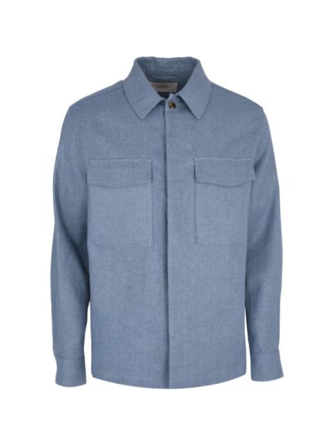AGNONA pocket bonded overshirt