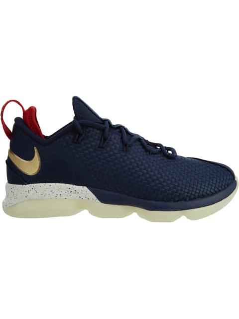 Nike LeBron XIV Low Midnight Navy/Metallic Gold