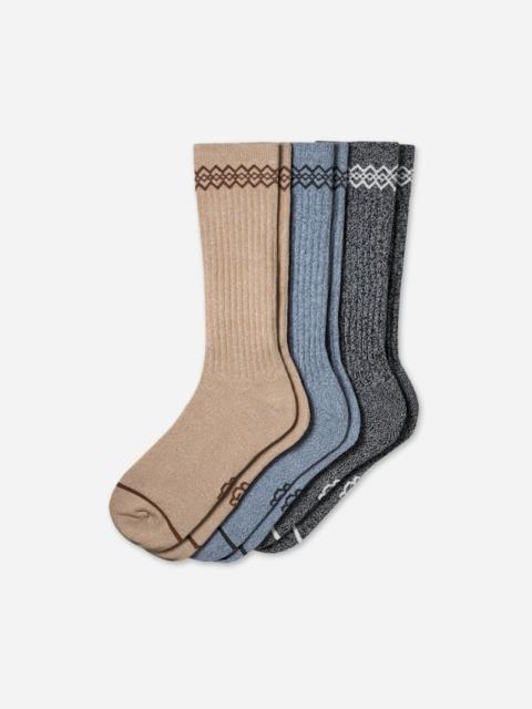 UGG ® Men's Tasman 3 Pack in Sand/Tahoe Blue/Black