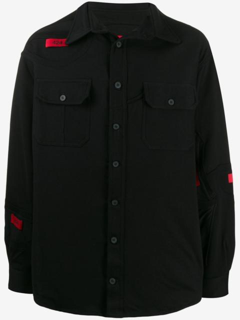 424 logo shirt jacket