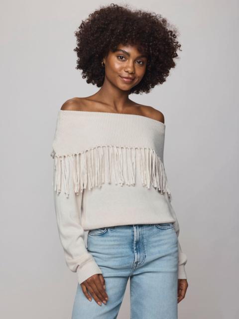 Splendid Simone Fringe Sweater