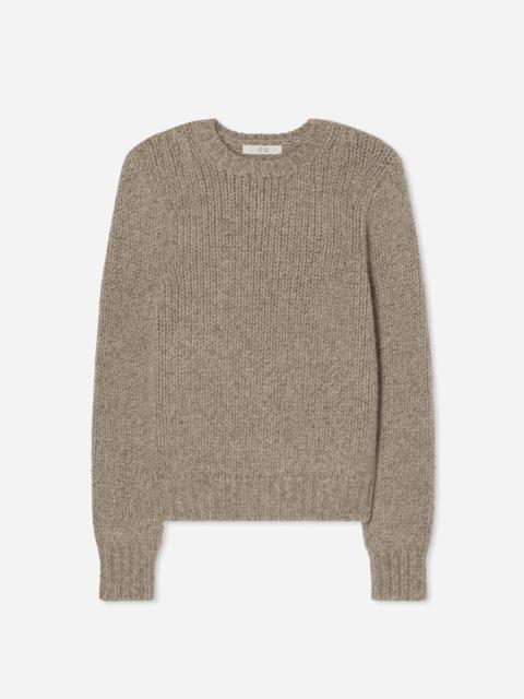 CO Fitted Crew Sweater in Cashmere Silk