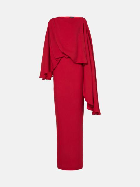 Taller Marmo Eolia crêpe cady gown