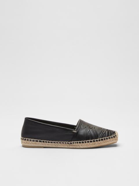 Max Mara ELI Nappa leather espadrilles
