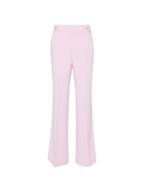 pressed-crease palazzo pants