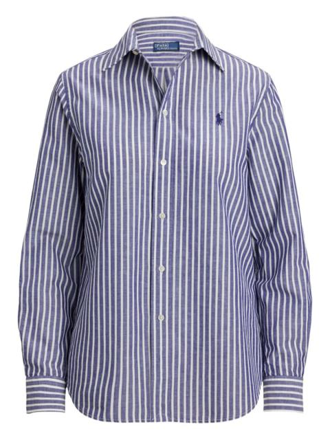 Polo Ralph Lauren striped logo-embroidered shirt