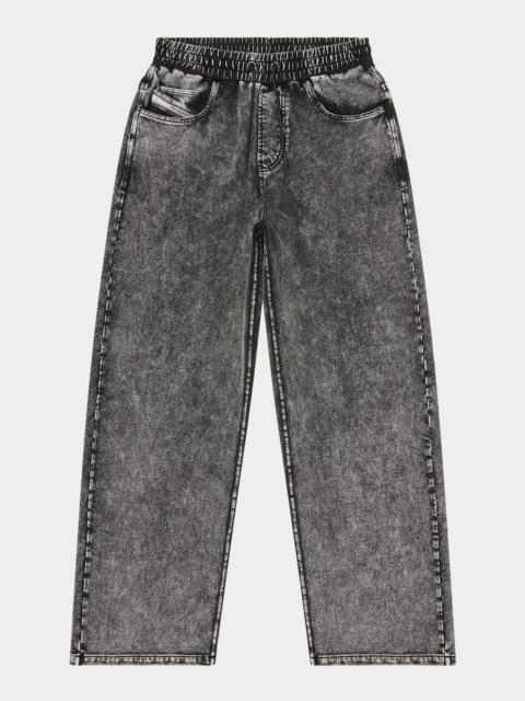 Diesel Men's TR-p-stuk Stretch Denim-Effect Sweatpants