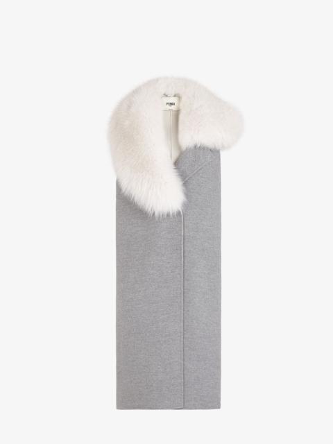 FENDI Gray cashmere vest