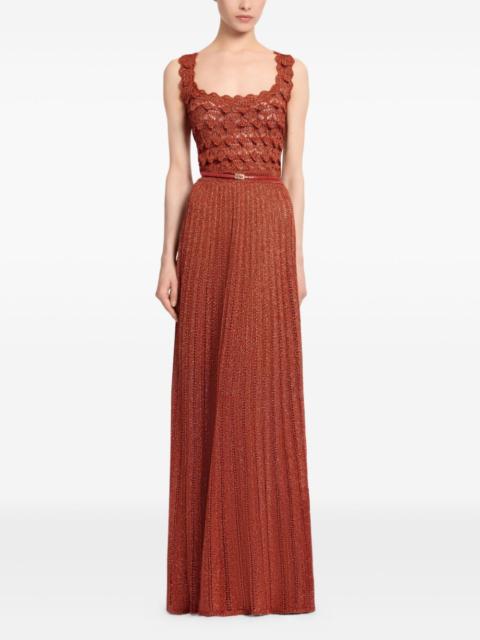 ELIE SAAB Marchesa crochet maxi dress
