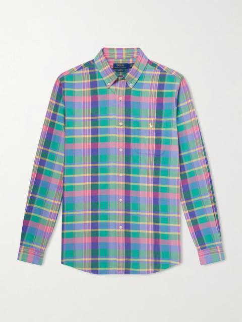Polo Ralph Lauren Button-Down Collar Checked Cotton Shirt