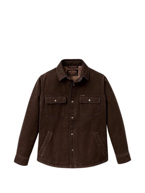 FILSON fleece-lined button-up shirt jacket