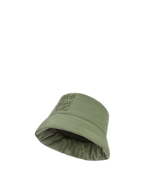 Puffer bucket hat in nylon