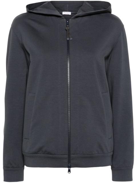 Brunello Cucinelli zip-up cotton hoodie