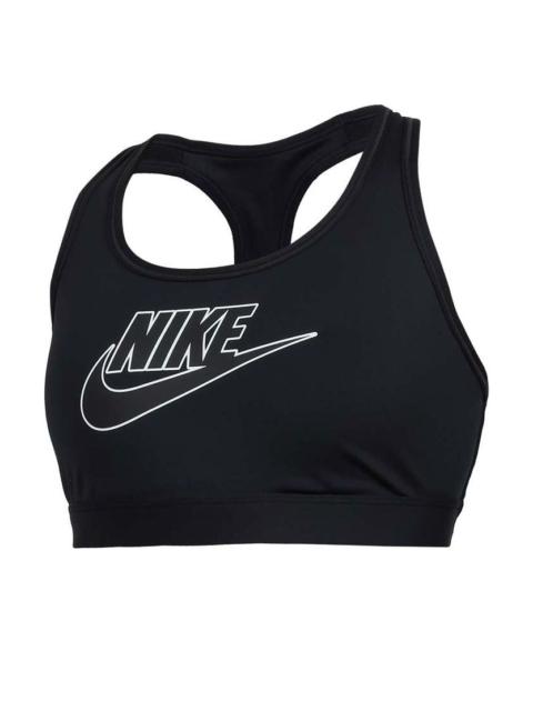 Nike (WMNS) Nike Swoosh Medium-Support Sports Bra 'Black White' FB4081-010