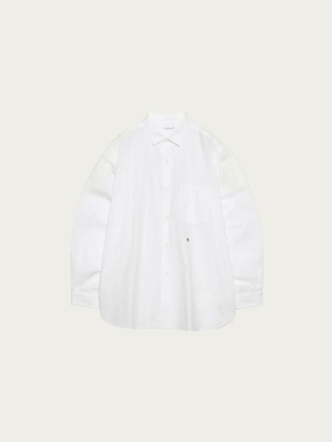Nanamica Regular Collar Wind Shirt - Off White
