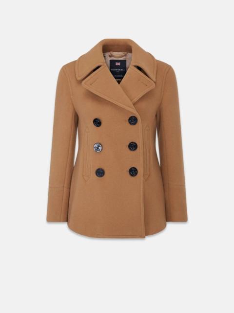 GLOVERALL Women's Bronte Peacoat Camel