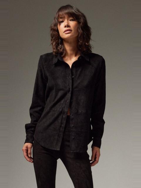 SPRWMN FONDA SUEDE BUTTON DOWN