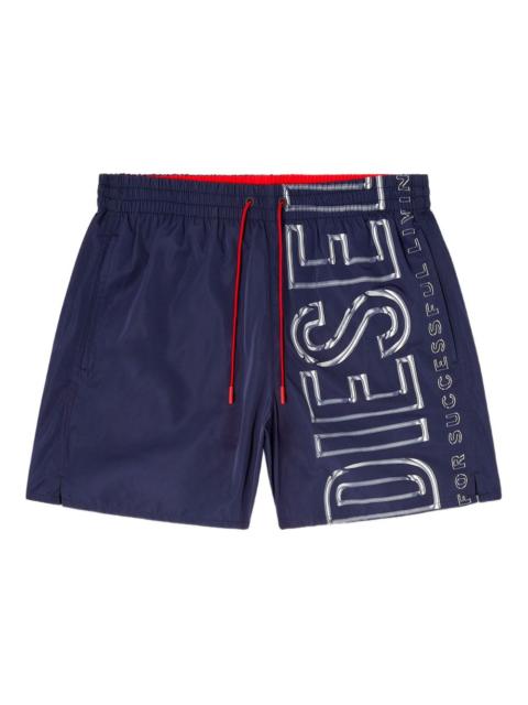 Diesel Soccer-41-D-Core drawstring swim shorts