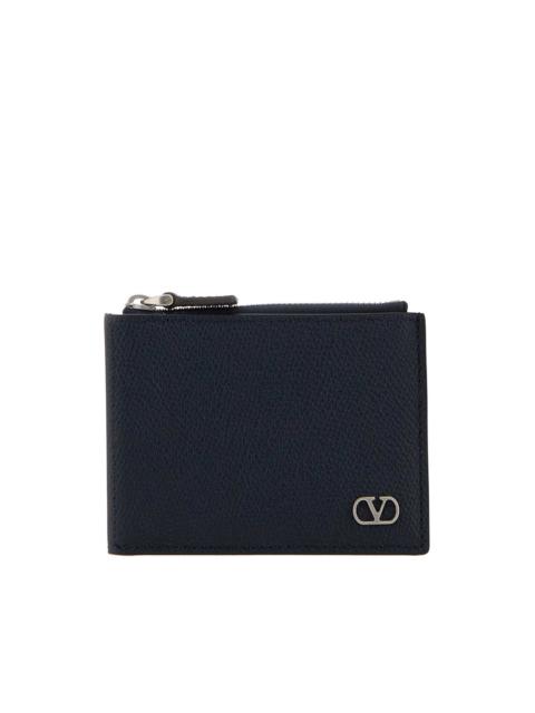 Valentino VLogo Signature zip wallet