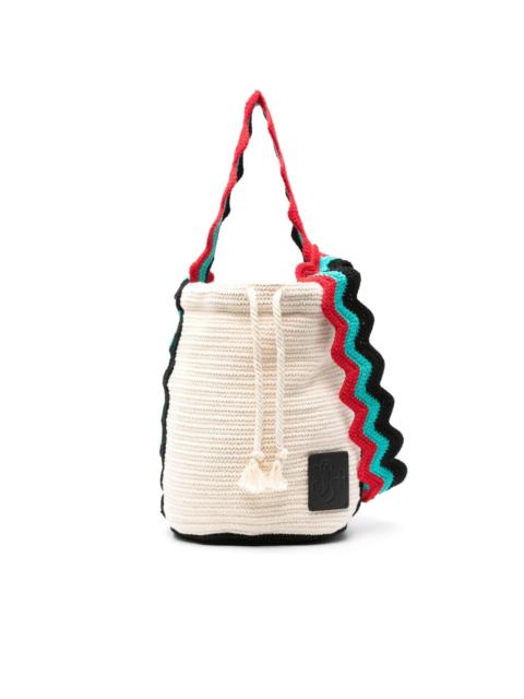 Jil Sander + knitted tote bag