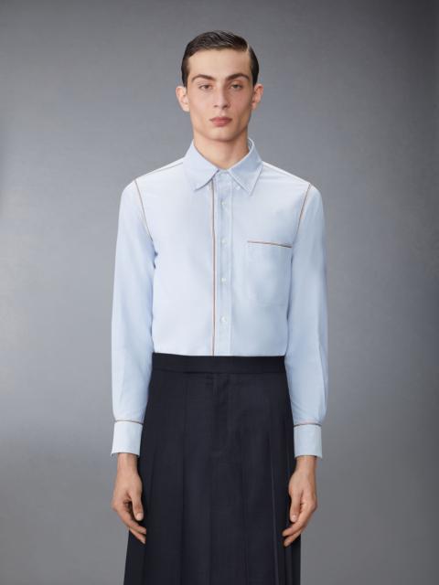 Thom Browne Oxford Grosgrain Framing Shirt