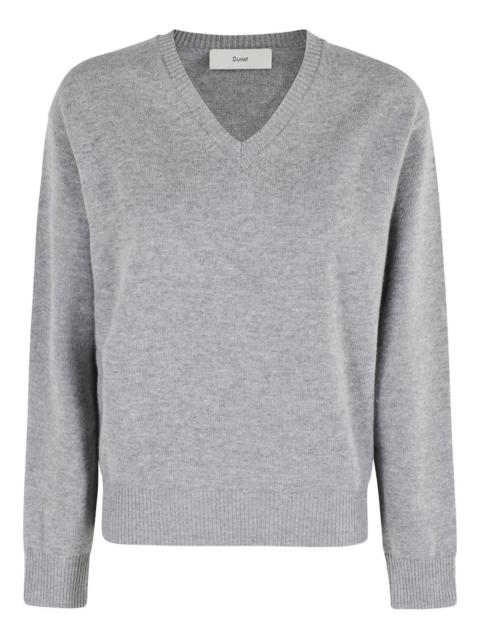 Dunst V-neck long-sleeve sweater