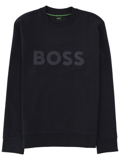 BOSS FELPA IN COTONE CON LOGO