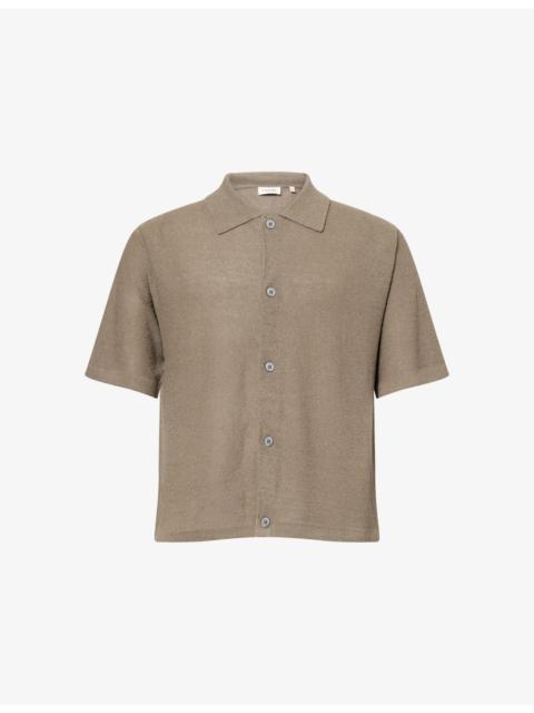 FRAME Light Linen-Silk Cardigan