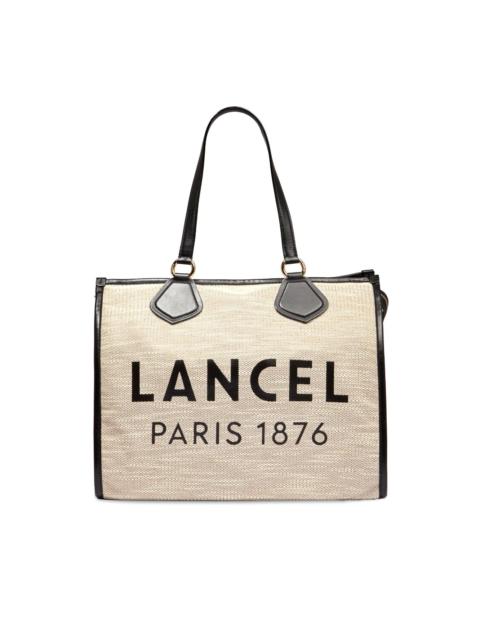 LANCEL large logo-print tote bag