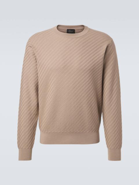 Brioni Cotton, silk, and cashmere sweater