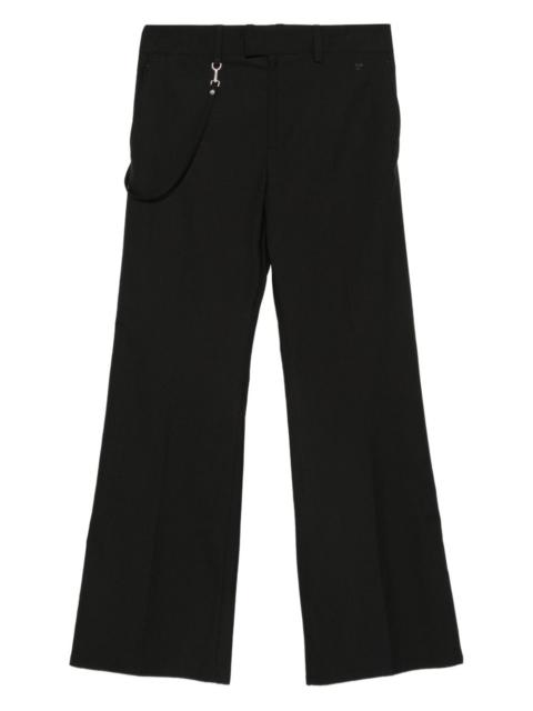 courrèges belt-loops trousers