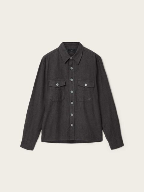 ALLSAINTS HAIKU LONG SLEEVE BUTTON UP SHIRT