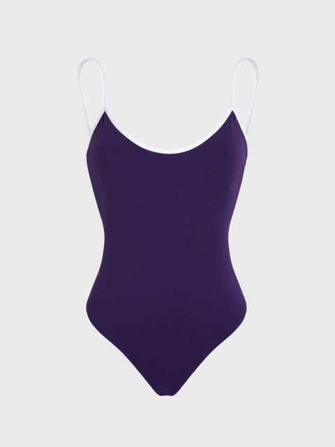 Vilebrequin WOMEN LOW-BACK ONE-PIECE SWIMSUIT SOLID