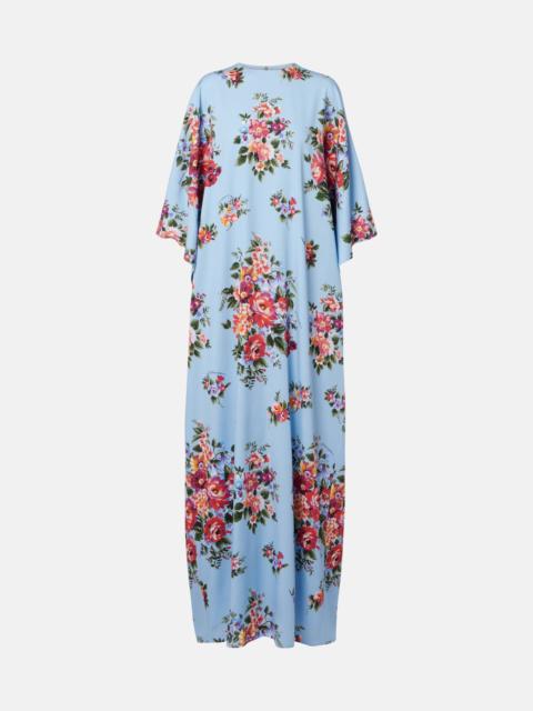 Dolce & Gabbana Floral silk-blend kaftan