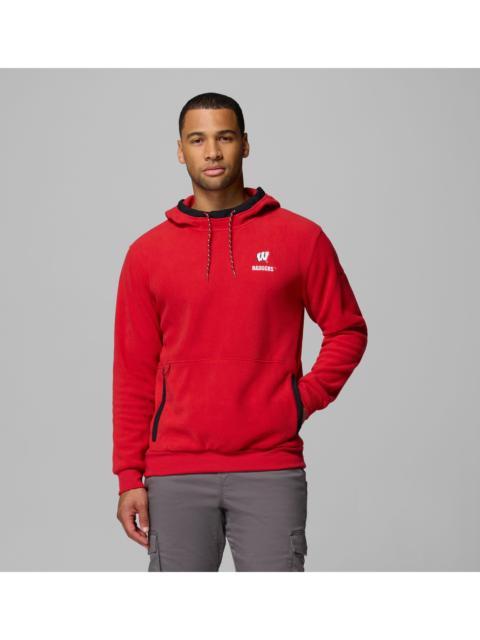 Columbia Men's Collegiate Flanker Fleece Hoodie - Wisconsin
