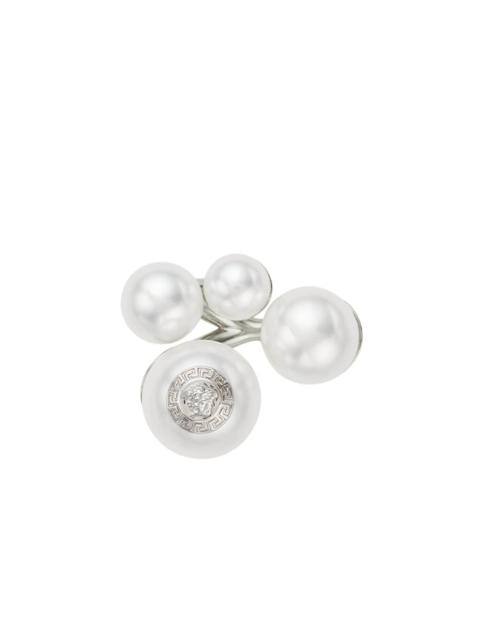 VERSACE Medusa faux-pearl ring