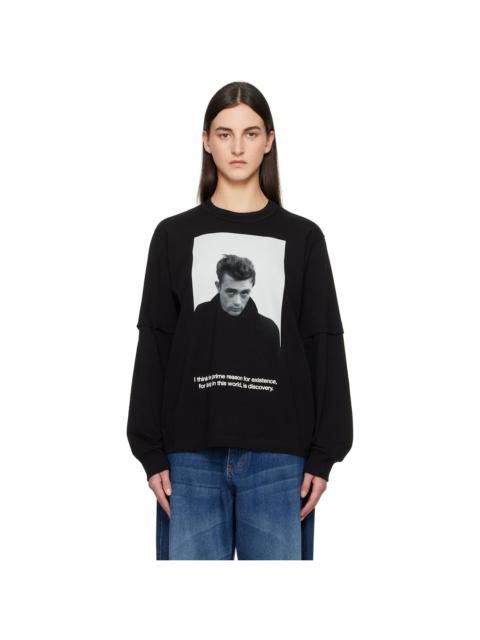sacai Black James Dean Long Sleeve T-shirt