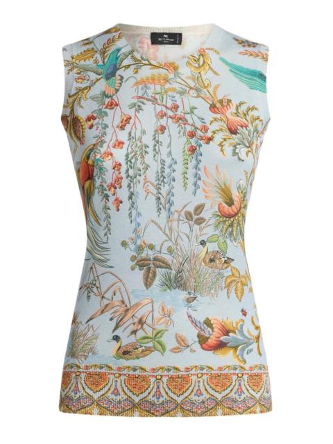 Etro Printed Slim Fit Cardigan