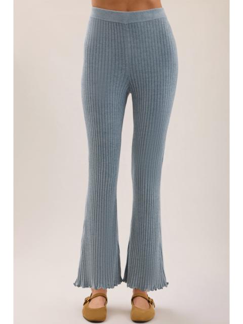 Barefoot Dreams CozyChic Ultra Lite® Petal Edge Rib Kick Flare Ankle Pant