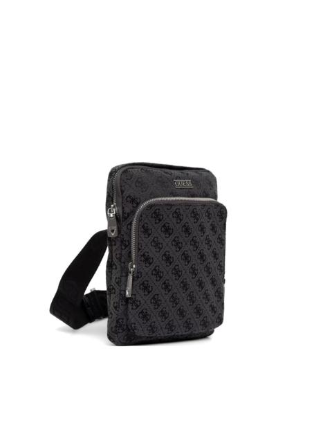GUESS USA Boston 4G monogram-pattern logo messenger bag