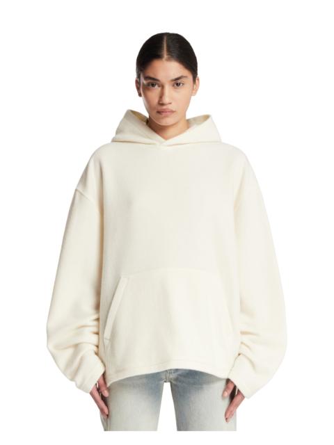RIER White Hooded Sweater