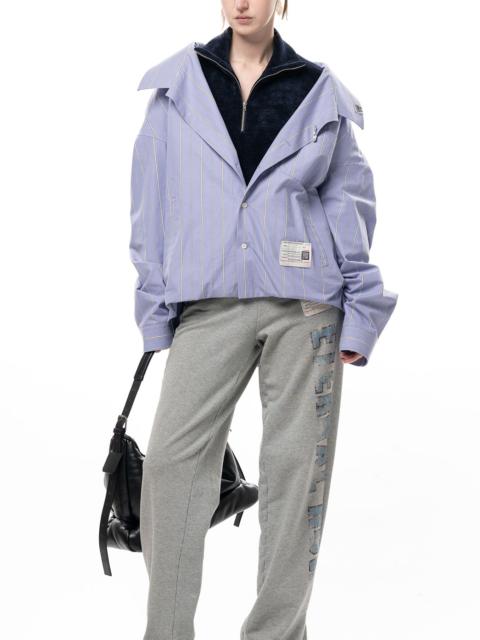 Maison MIHARAYASUHIRO Shifted Layer Stripe Shirt