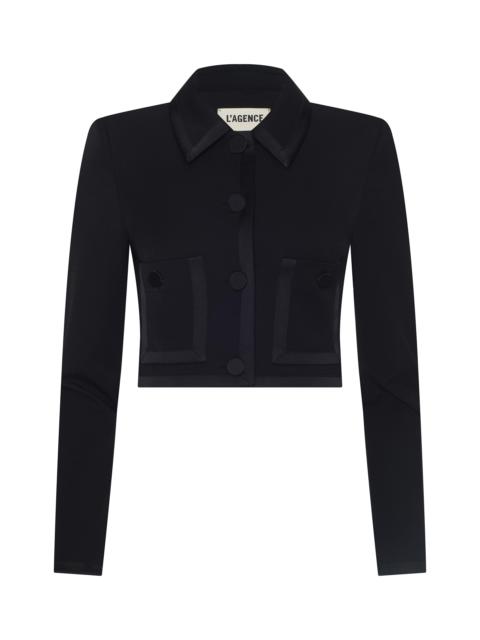 L'AGENCE Blythe Cropped Jacket