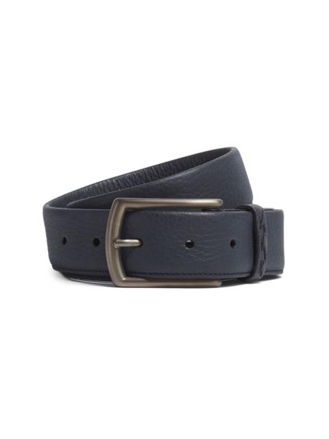 ZEGNA leather buckle-fastening belt
