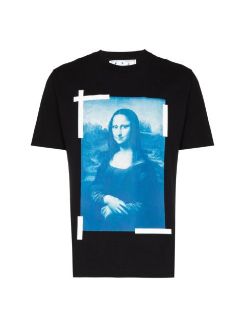 Monalisa logo-print T-shirt