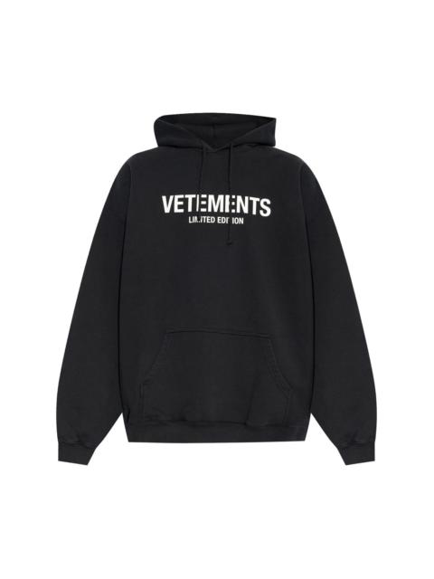 logo-print hoodie