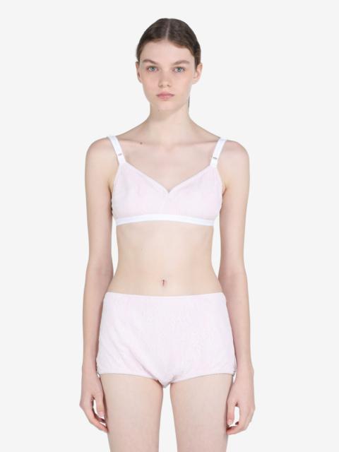 N°21 FLORAL-LACE TRIANGLE BRA