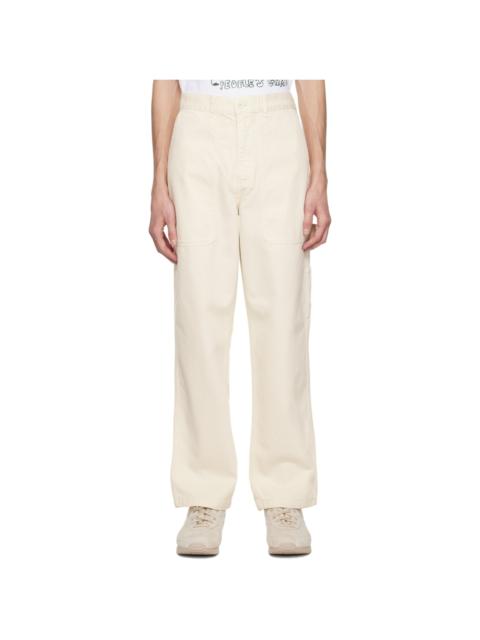 Palmes Off-White Broom Trousers