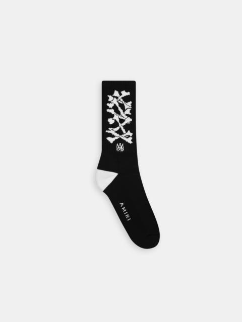 AMIRI BONES STACKED SOCKS